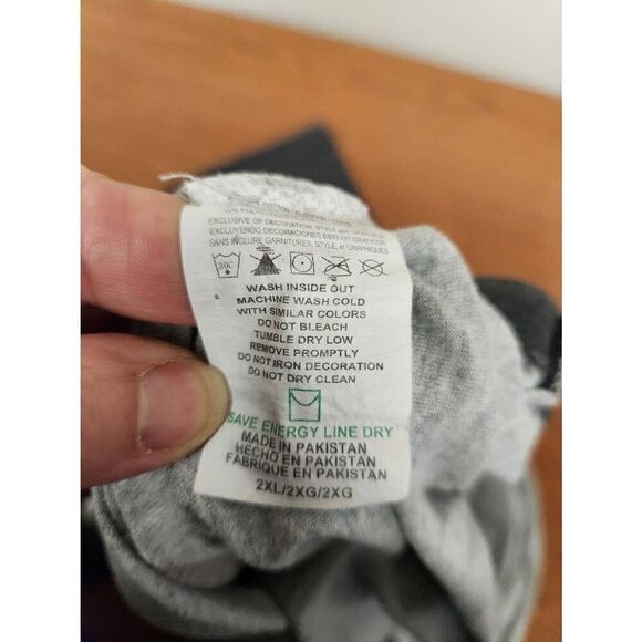 Majestic 2XL Chicago White Sox Black and Grey T-shirt - Picture 6 of 7